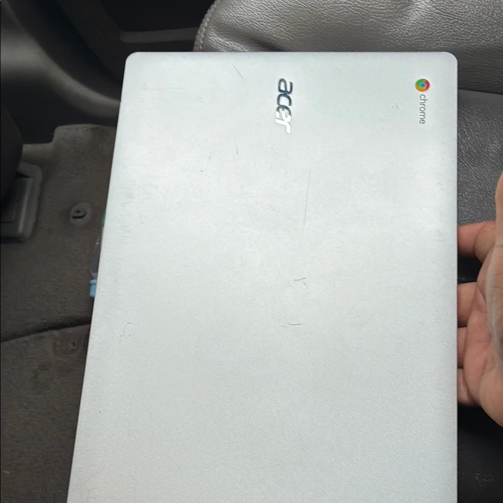 Acer Silver Laptop Sleek Design Minimalist Style